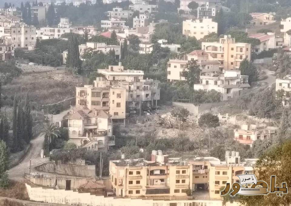 أضرار غارة النبطية
