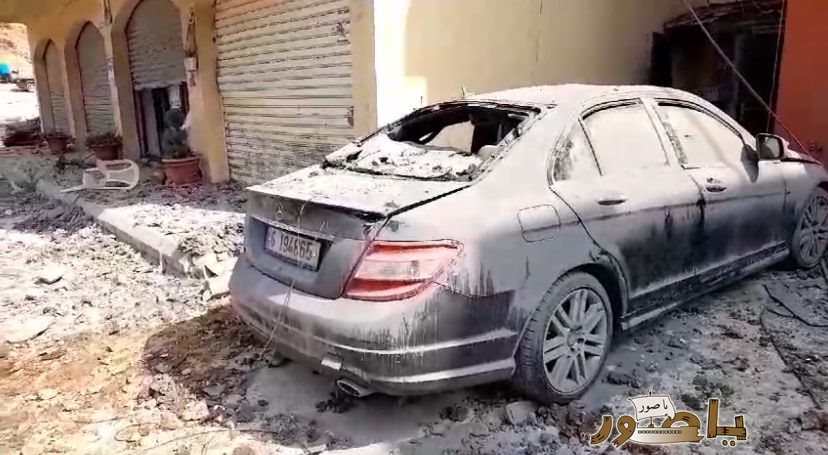 أضرار غارة النبطية