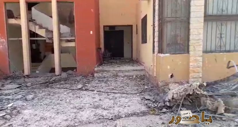 أضرار غارة النبطية
