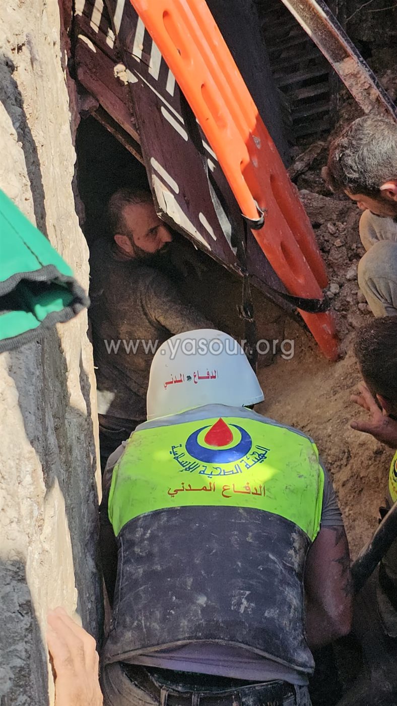 خلال اعمال انقاذ العاملين