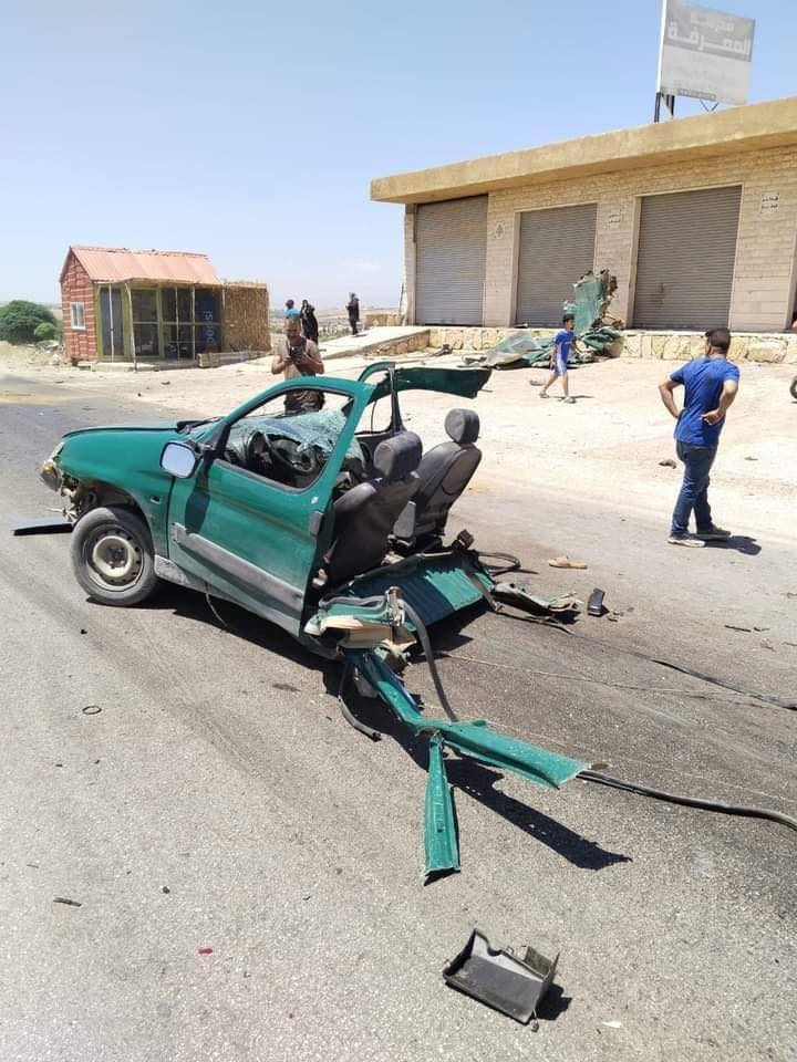 حادث المروّع على طريق عام بعلبك الهرمل 1