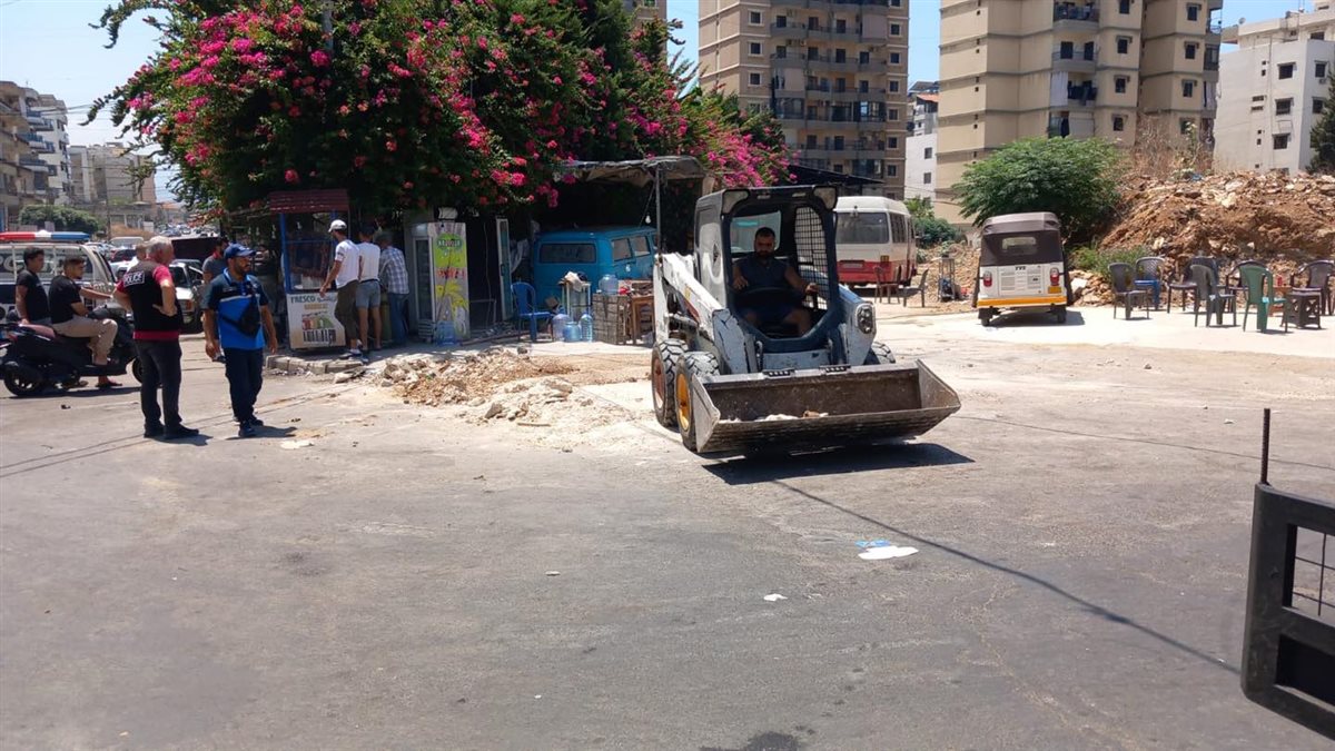 ازالة المخالفات والتعديات في ابي السمراء 1
