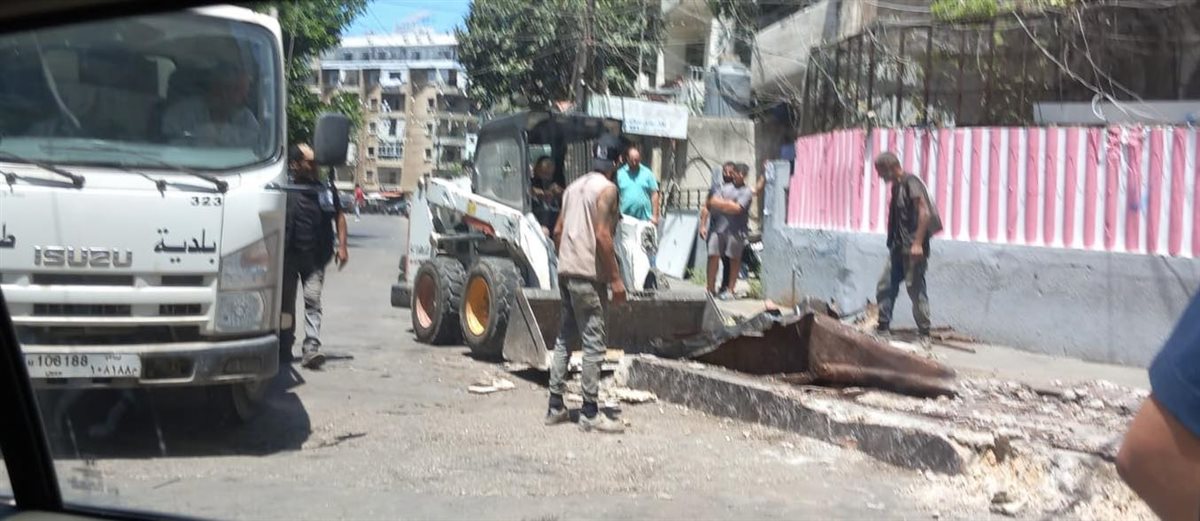 ازالة المخالفات والتعديات في ابي سمراء 2