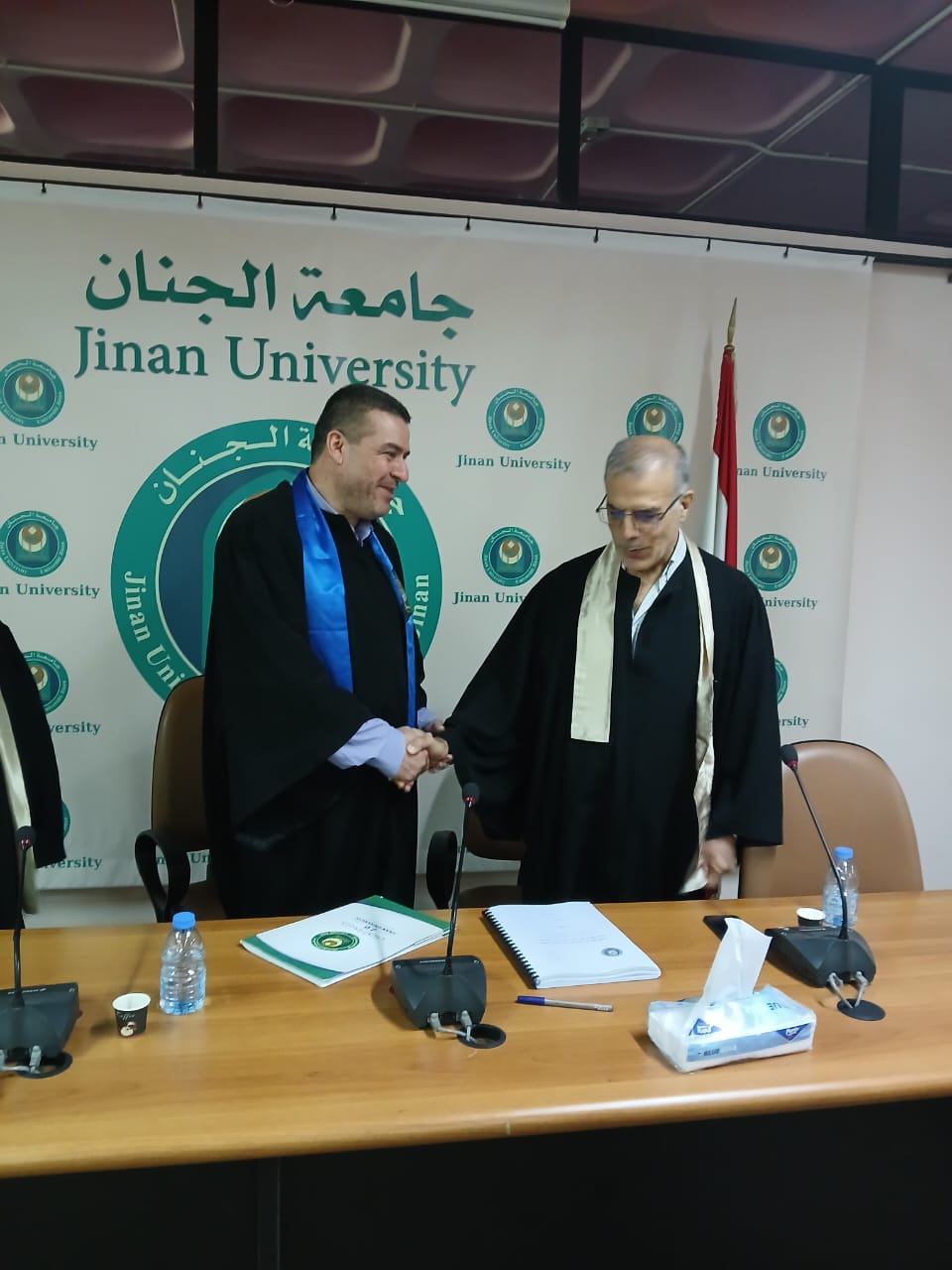 ماجستير للاعلامي محمد جعفر