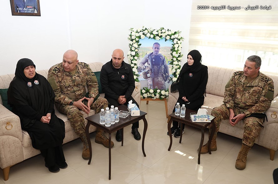قائد الجيش بالنيابة يتفقّد بلدات الجنوب1