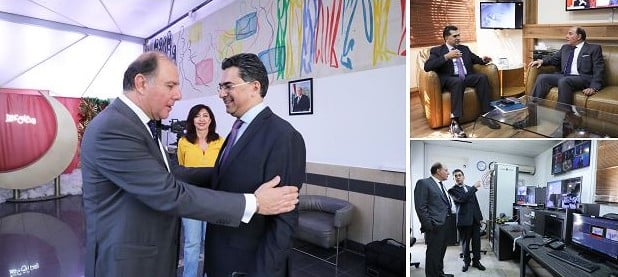 حاكم مصرف لبنان ووزير الاعلام