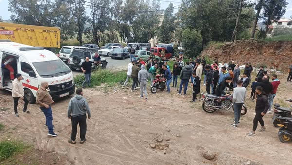 حادث تصادم بين دراجتين ناريتين في البيرة 1