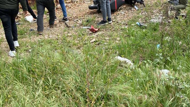 حادث تصادم بين دراجتين ناريتين في البيرة 2