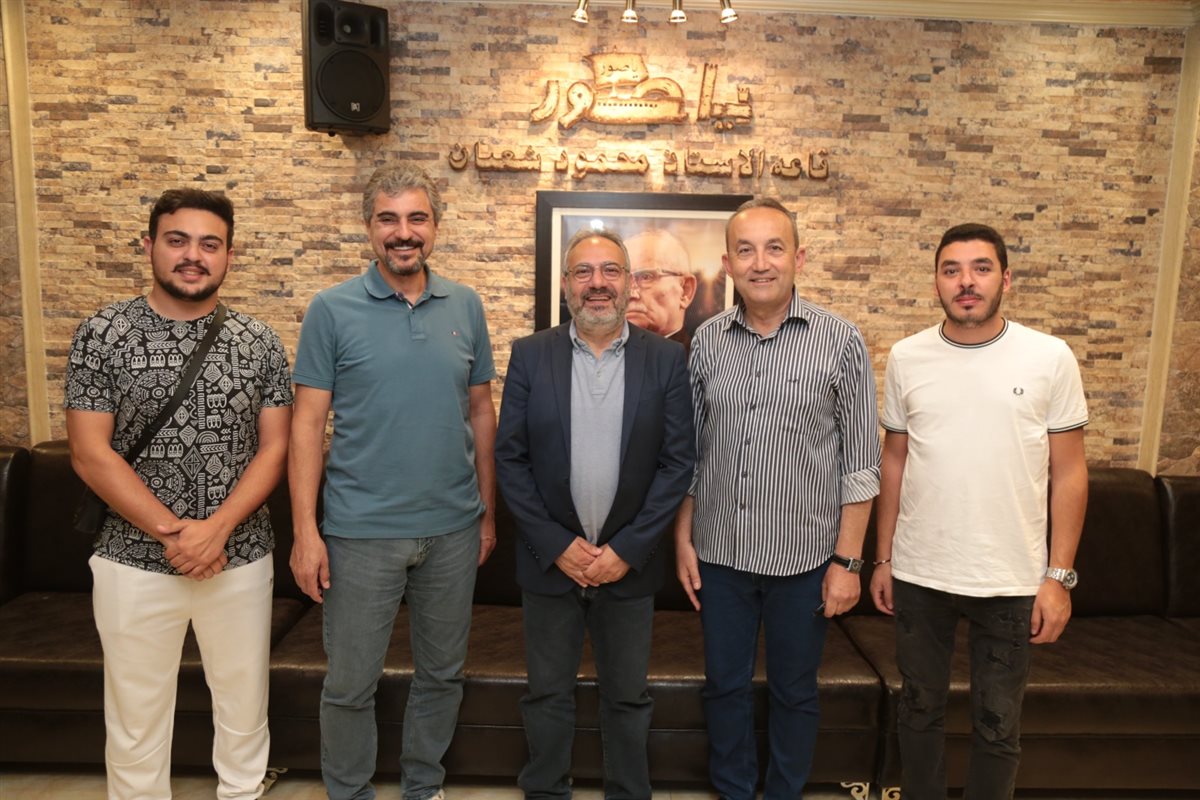 الاستاذ بيار ابي راشد ضيف مجموعة يا صور