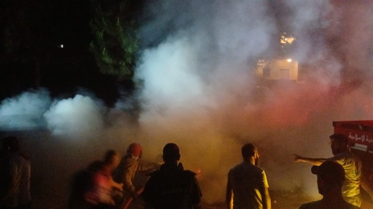 استهداف دراجة نارية في النبطية الفوقا2
