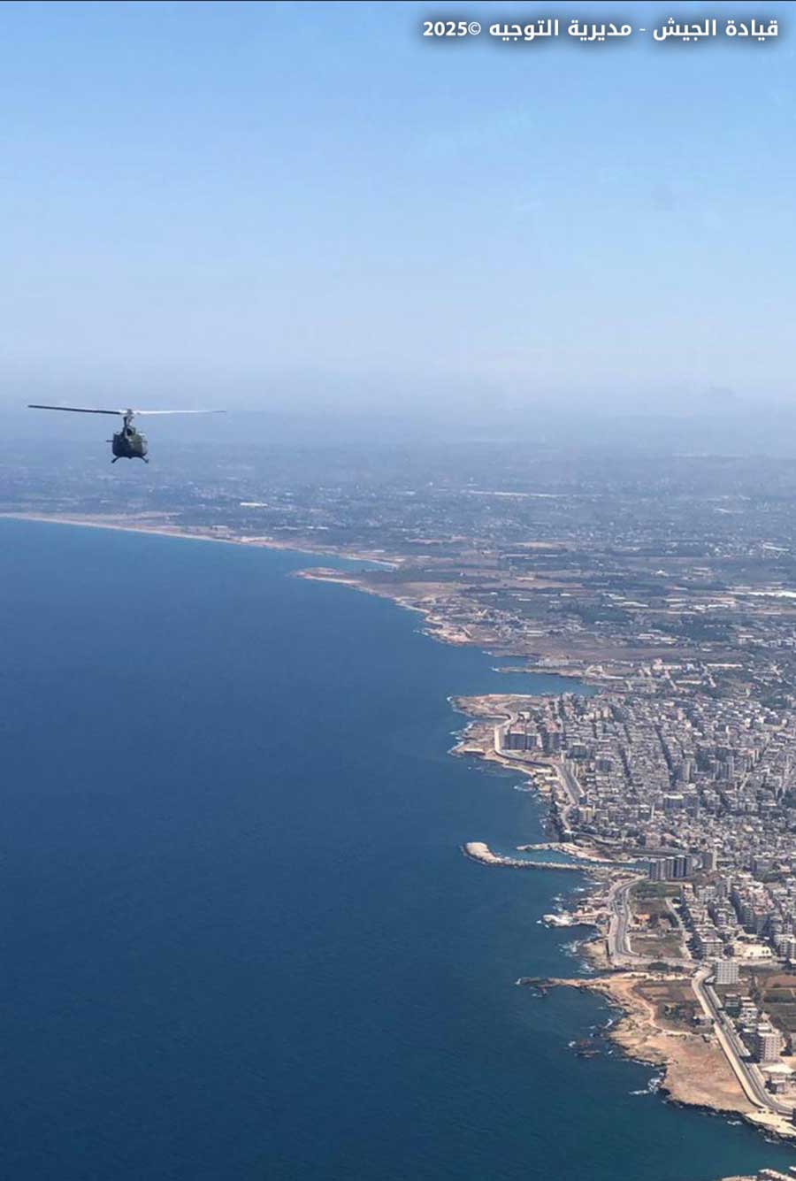 طوافتان للجيش اللبناني تشاركان بإخماد حرائق في سوريا 2
