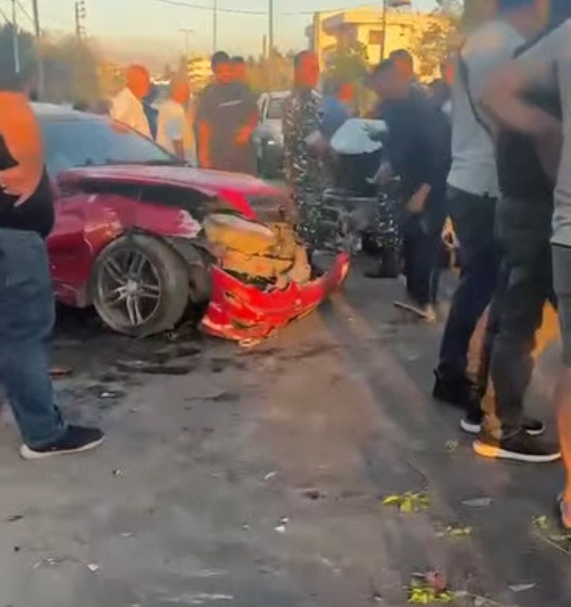 حادث سير في النبطية