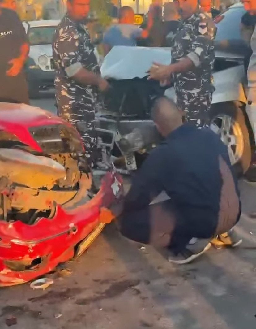 حادث سير في النبطية2