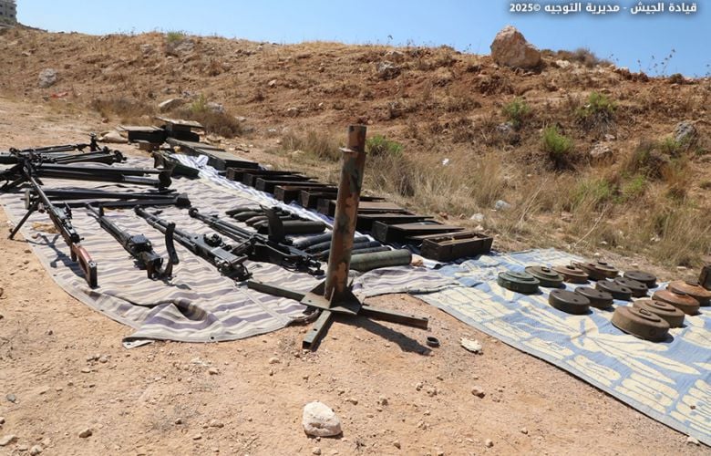 8 شاحنات أسلحة... الجيش يعلن تسلم كمية من السلاح الفلسطيني من مخيمي البداوي وعين الحلوة! (صور)