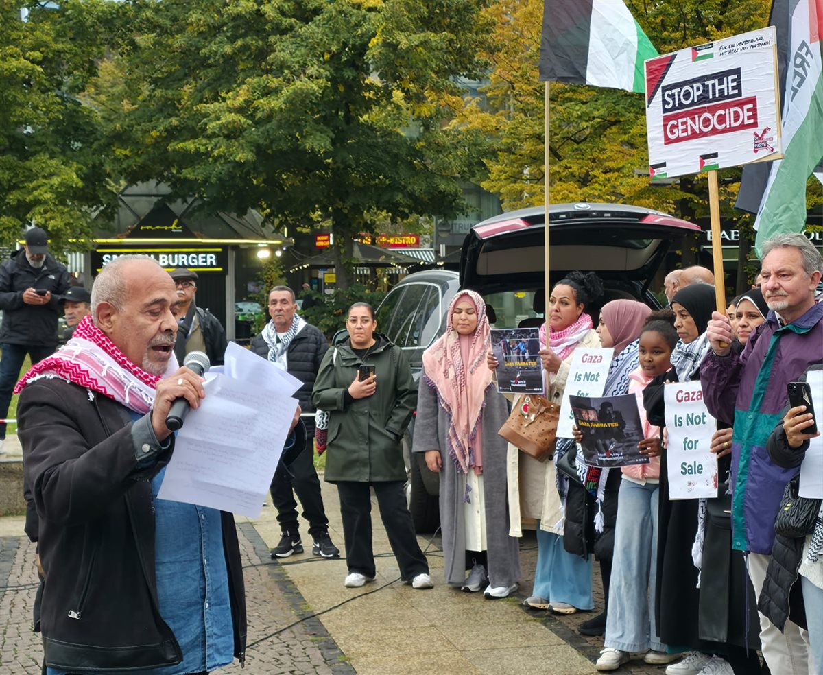 وقفة تضامنية حاشدة في برلين ضد الإبادة الجماعية في فلسطين