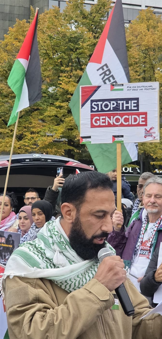 وقفة تضامنية حاشدة في برلين ضد الإبادة الجماعية في فلسطين