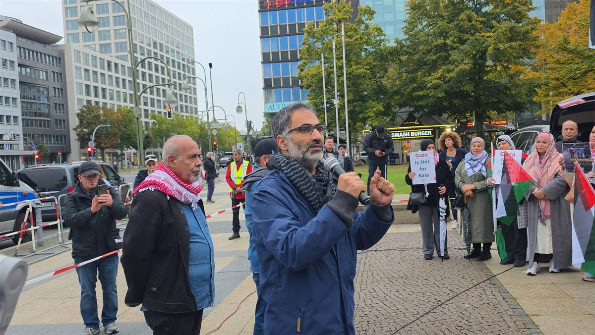 وقفة تضامنية حاشدة في برلين ضد الإبادة الجماعية في فلسطين