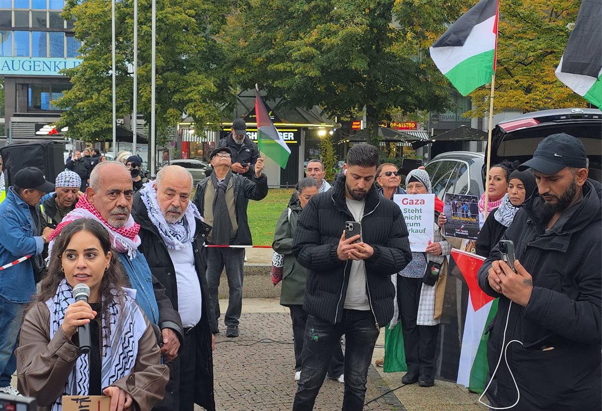 وقفة تضامنية حاشدة في برلين ضد الإبادة الجماعية في فلسطين