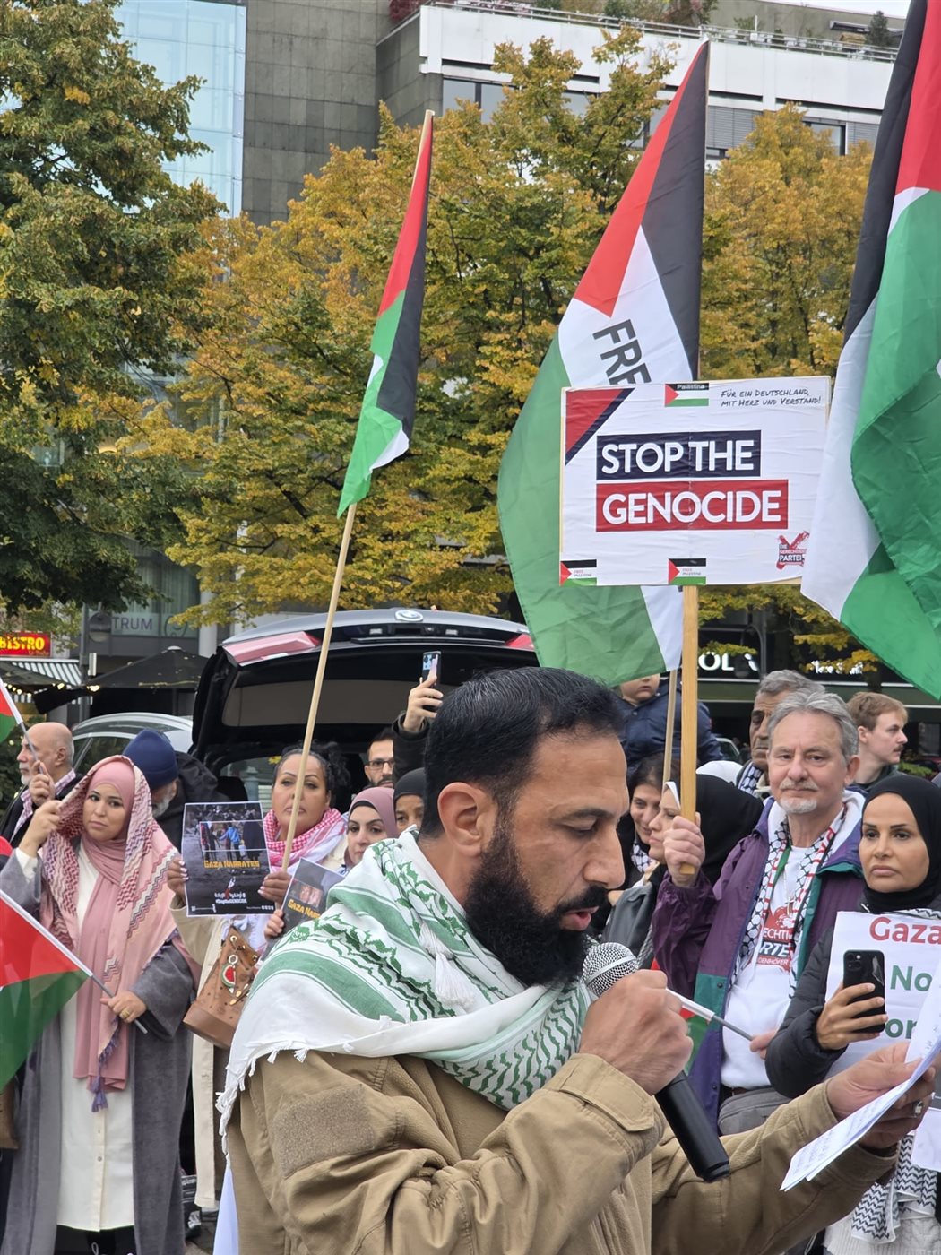 وقفة تضامنية حاشدة في برلين ضد الإبادة الجماعية في فلسطين