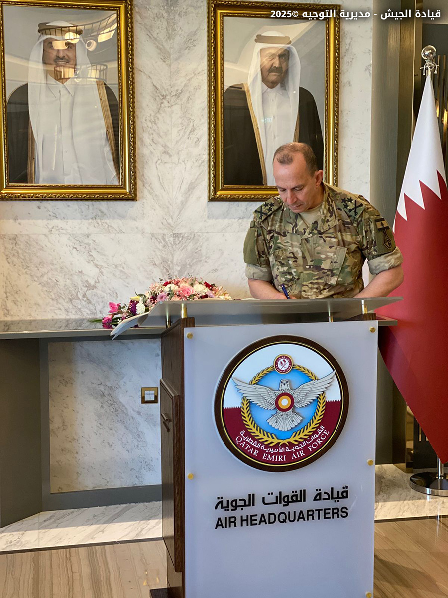 قائد الجيش في ختام زيارته لقطر... تعاون عسكري وتبادل خبرات