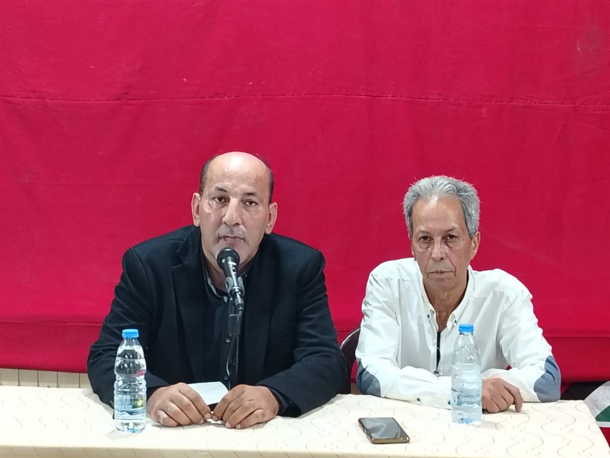 الجبهة الديمقراطية في مخيم عين الحلوة تعقد ندوة سياسية حول خطة ترامب والاستراتيجية الفلسطينية المطلوبة