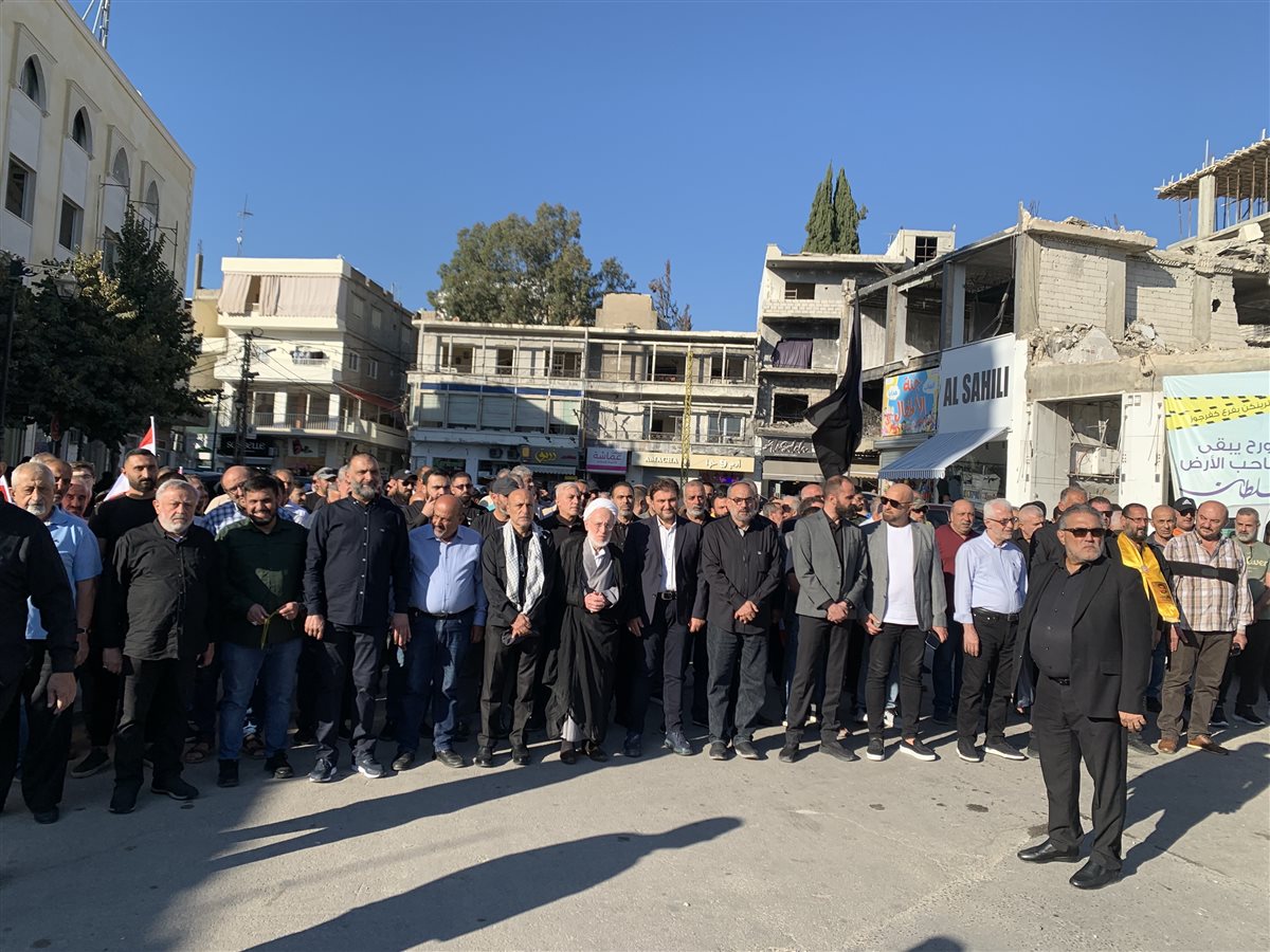 النبطية تحيي الذكرى السنوية الأولى لشهدائها بمسيرة واحتفال تأبيني النبطية تحيي الذكرى السنوية الأولى لشهدائها بمسيرة واحتفال تأبيني