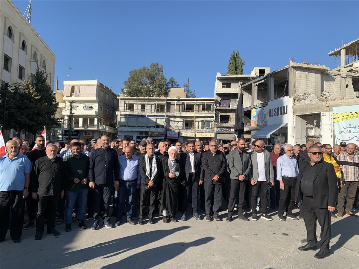 النبطية تحيي الذكرى السنوية الأولى لشهدائها بمسيرة واحتفال تأبيني النبطية تحيي الذكرى السنوية الأولى لشهدائها بمسيرة واحتفال تأبيني