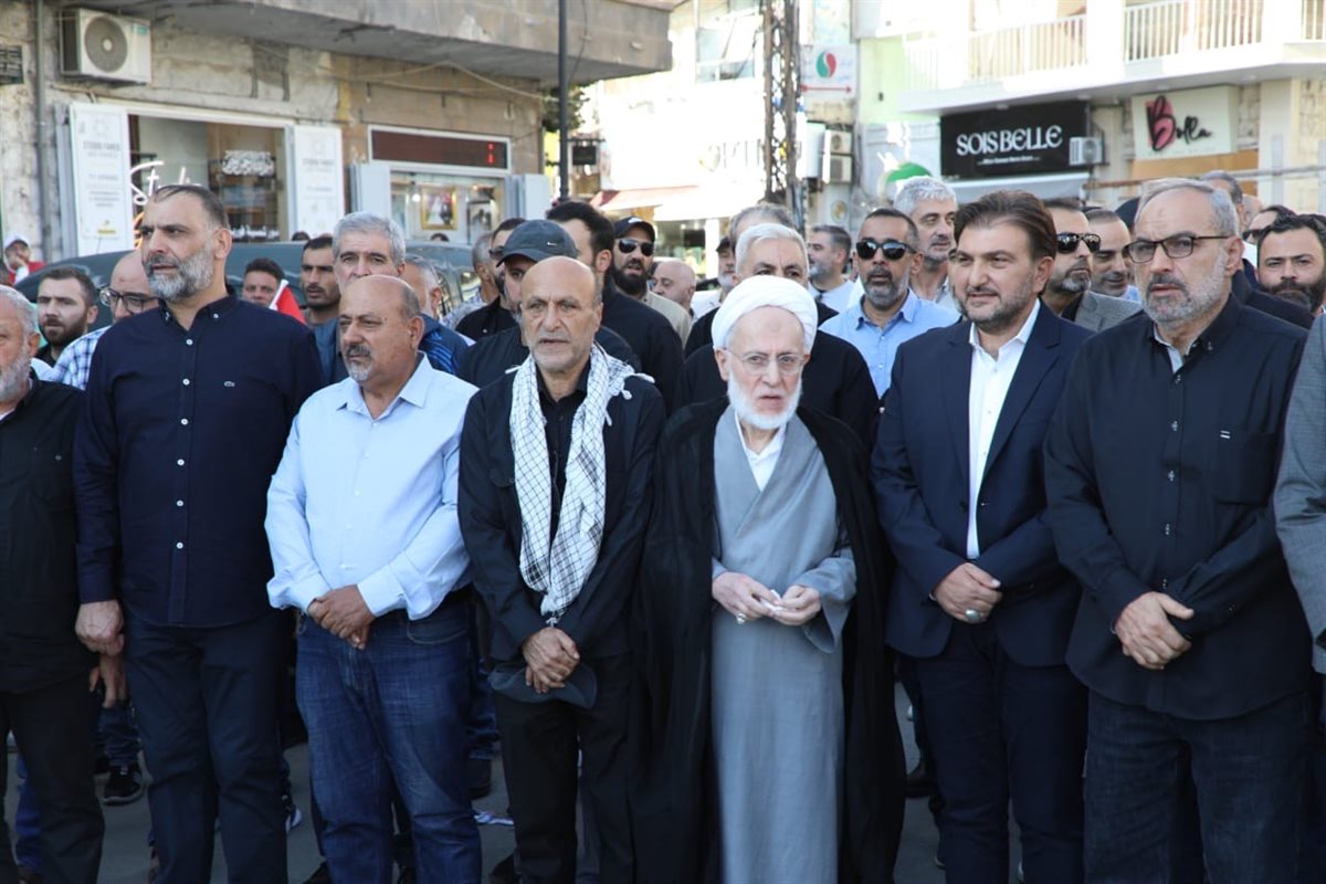 النبطية تحيي الذكرى السنوية الأولى لشهدائها بمسيرة واحتفال تأبيني النبطية تحيي الذكرى السنوية الأولى لشهدائها بمسيرة واحتفال تأبيني