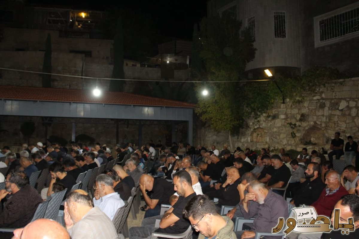 إحياء الذكرى السنوية لاستشهاد الشهيدة الحاجة روحية ابراهيم شور في طورا