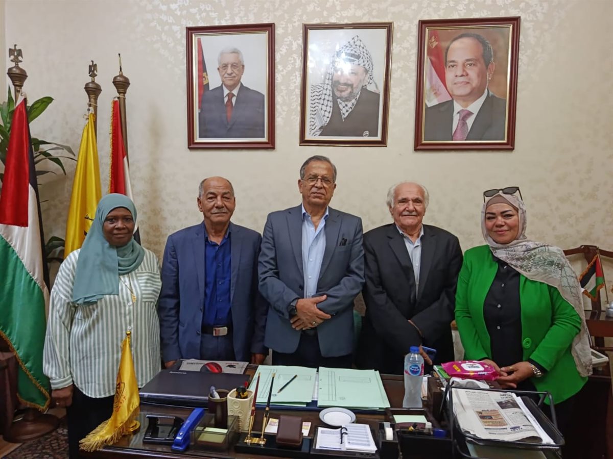 حركة فتح إقليم جمهورية مصر العربية تستقبل اللواء جلال أبو شهاب والوفد المرافق له حركة فتح إقليم جمهورية مصر العربية تستقبل اللواء جلال أبو شهاب والوفد المرافق له