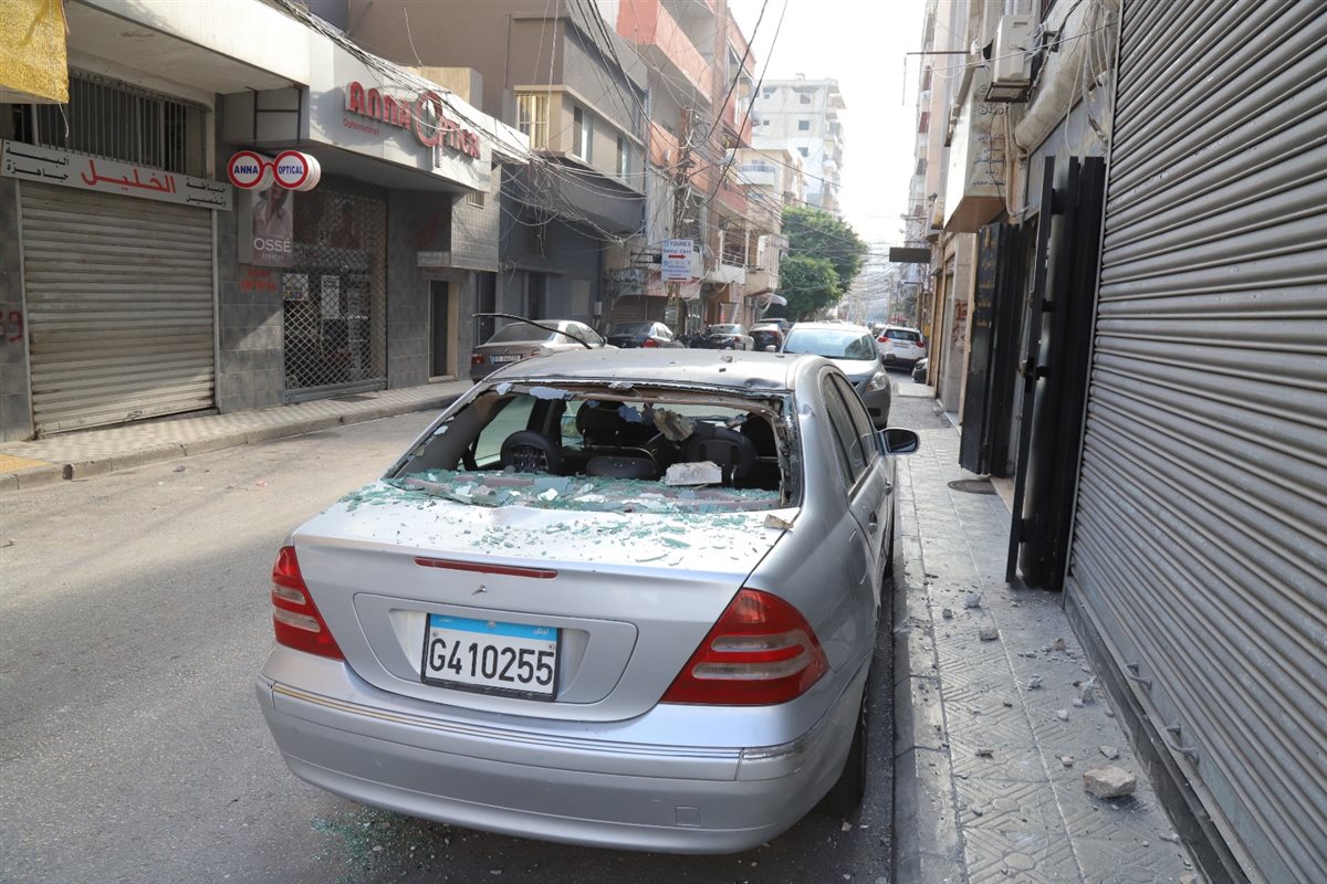 بالصور: مدينة صور تنجو من مأساة بفضل العناية الالهية ! بالصور: مدينة صور تنجو من مأساة بفضل العناية الالهية !