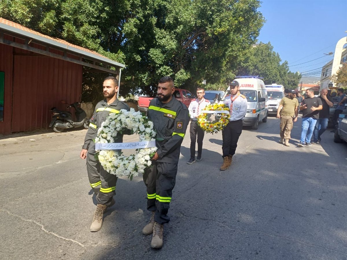 تشييع إبنة بلدة عربصاليم شهيدة الغدر الاسرائيلي زينب موسى