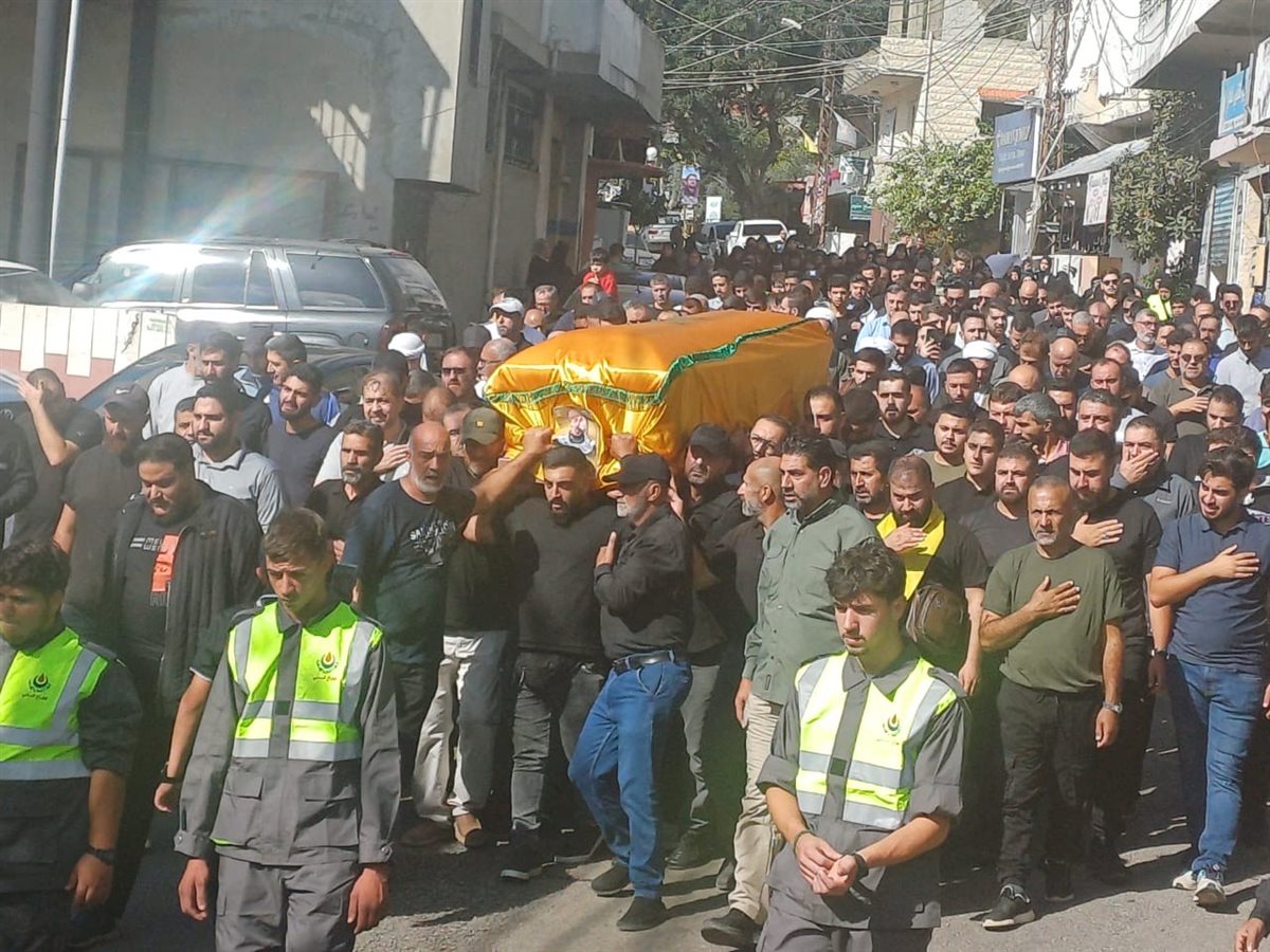 عربصاليم تشيع شهيدها ماهر حسن يونس في موكب مهيب تأكيدا على مواصلة درب المقاومة