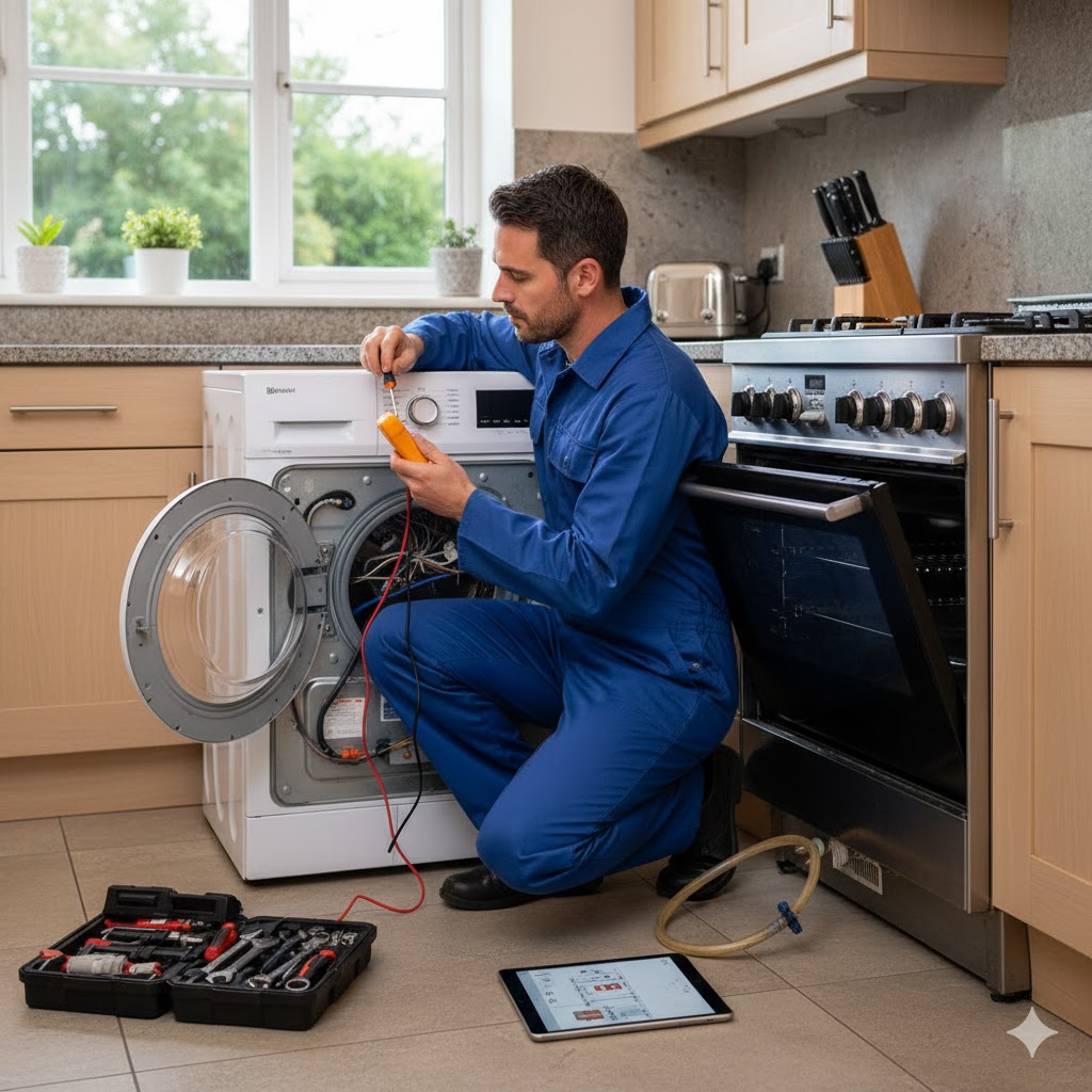 حاجو: خدمة منزلية في تصليح جميع انواع البرادات، الغسالات وأفران الغاز