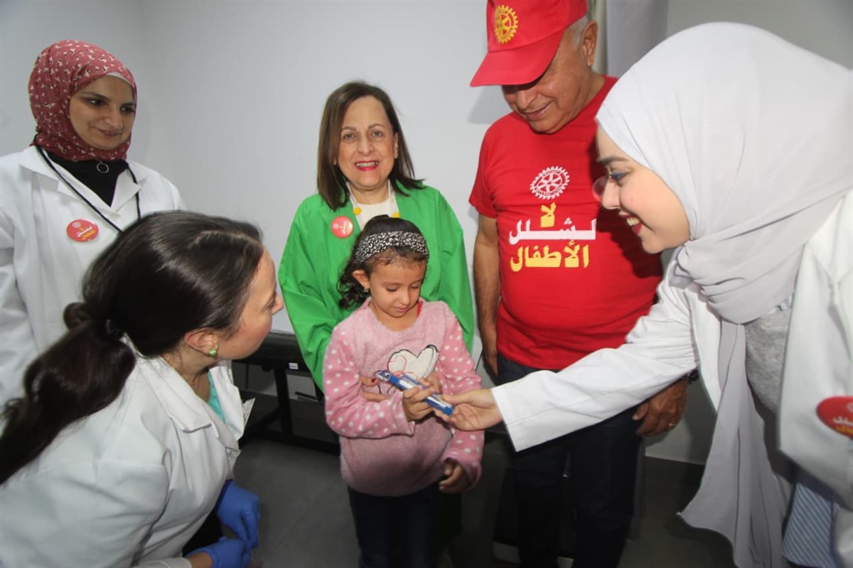 روتاري صيدا يطلق حملة تلقيح وتحصين للأطفال بالتعاون مع وزارة الصحة وجمعية المواساة