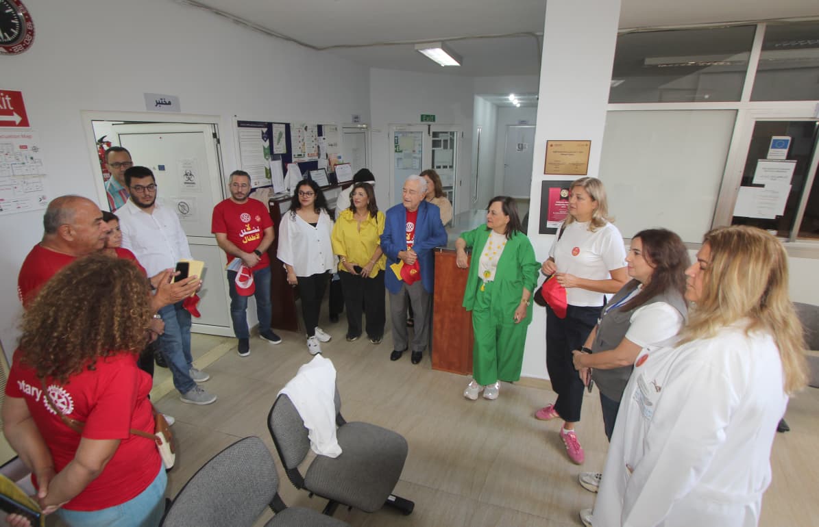 روتاري صيدا يطلق حملة تلقيح وتحصين للأطفال بالتعاون مع وزارة الصحة وجمعية المواساة