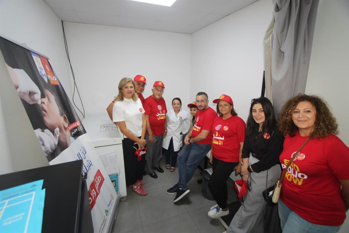 روتاري صيدا يطلق حملة تلقيح وتحصين للأطفال بالتعاون مع وزارة الصحة وجمعية المواساة