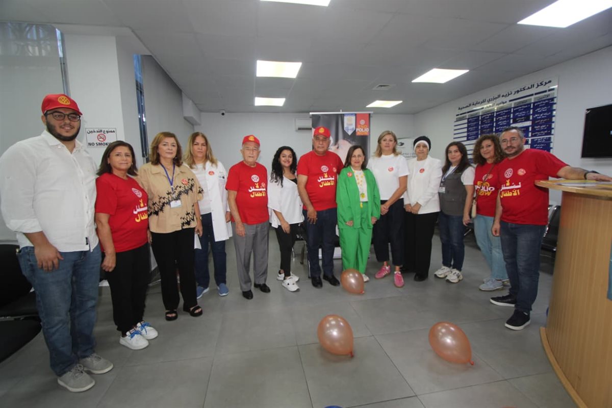 روتاري صيدا يطلق حملة تلقيح وتحصين للأطفال بالتعاون مع وزارة الصحة وجمعية المواساة