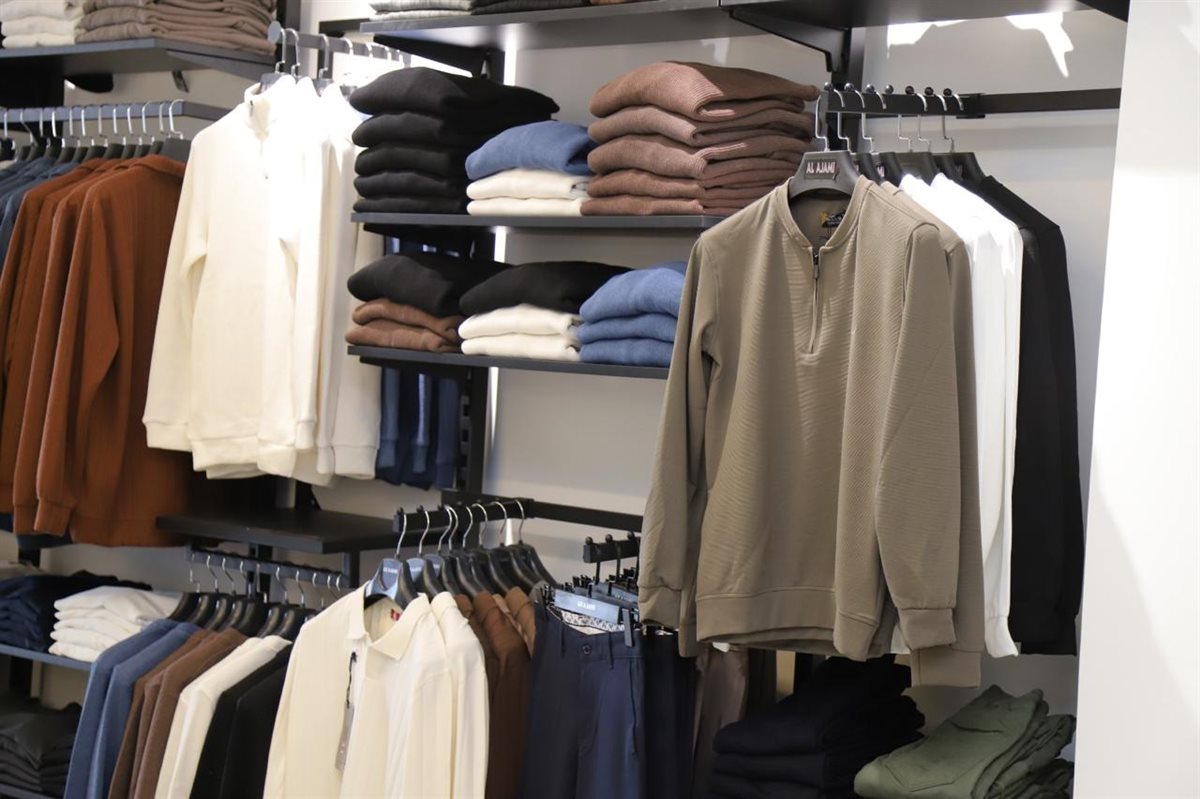 افتتاح فرع جديد لمحلات العجمي للألبسة الرجالية Al Ajami store في صور