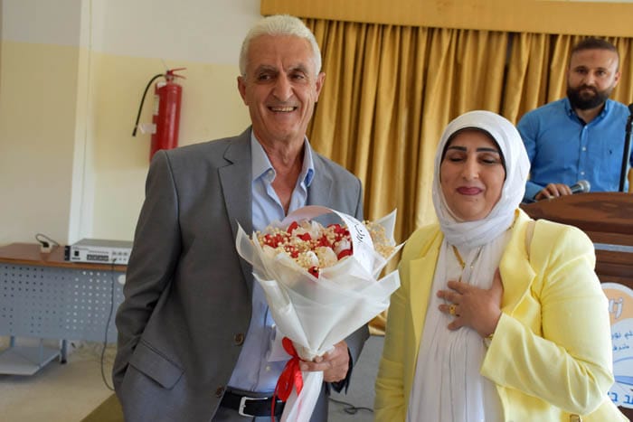 معهد جويا الفني يكرم الأستاذ محمود دكروب تقديرا لمسيرته التعليمية