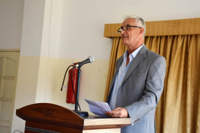 معهد جويا الفني يكرم الأستاذ محمود دكروب تقديرا لمسيرته التعليمية