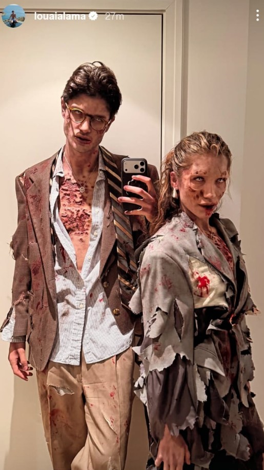 بشكل مخيف جدا.. ابن الفنان راغب علامة يحتفل بـ الهالويين على طريقته (صور)