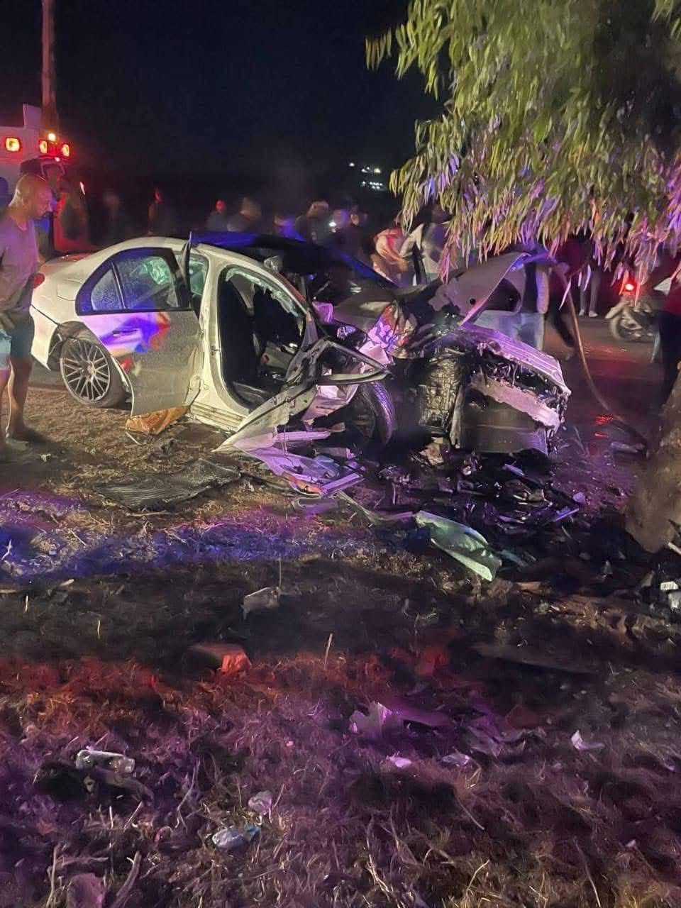 وفاة المهندس الشاب رائد جاد عاصي بحادث سير قبل قليل على طريق الغسانية