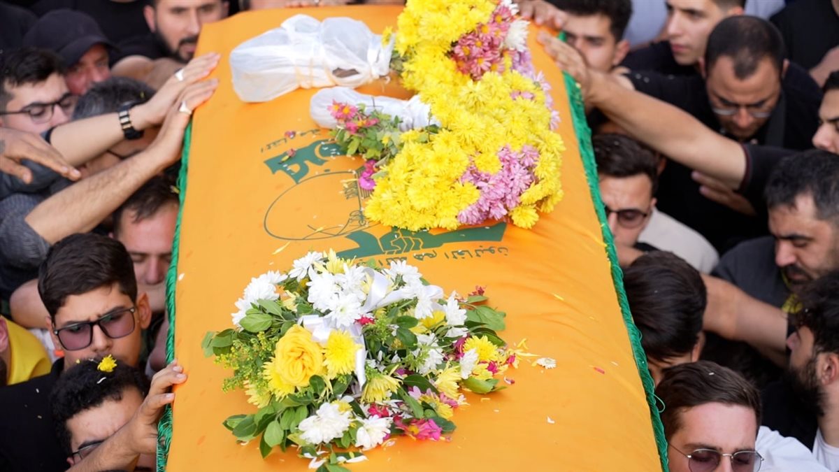 حزب الله وأهالي حومين الفوقا شيعوا الشهيد المجاهد عباس علي الجواد