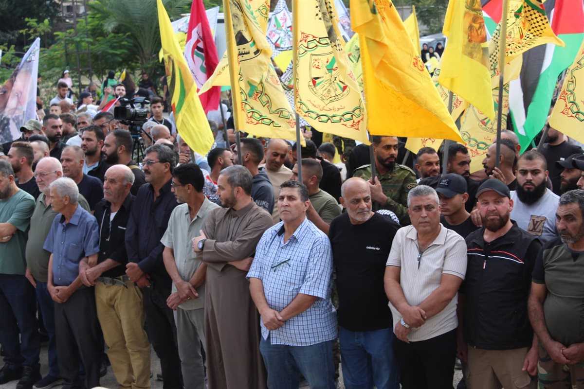 حركة فتح شعبة الرشيدية تحيي الذكرى ال21 لاستشهاد القائد الرمز ياسر عرفات