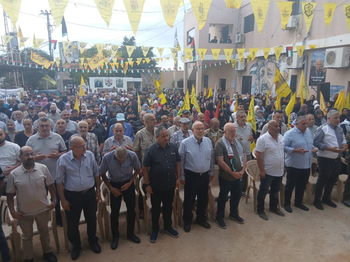 فتح - شعبة البرج الشمالي تحيي الذكرى الحادية والعشرين لاستشهاد القائد الرمز ياسر عرفات