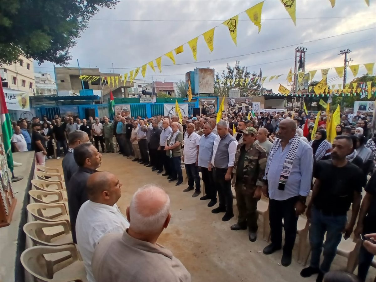 فتح - شعبة البرج الشمالي تحيي الذكرى الحادية والعشرين لاستشهاد القائد الرمز ياسر عرفات