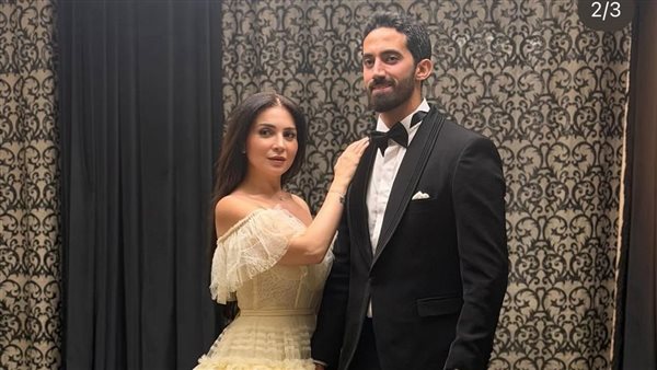 لم تستطع حبس دموعها.. مي عز الدين تبكي في عقد قرانها إليكم السبب (صور)