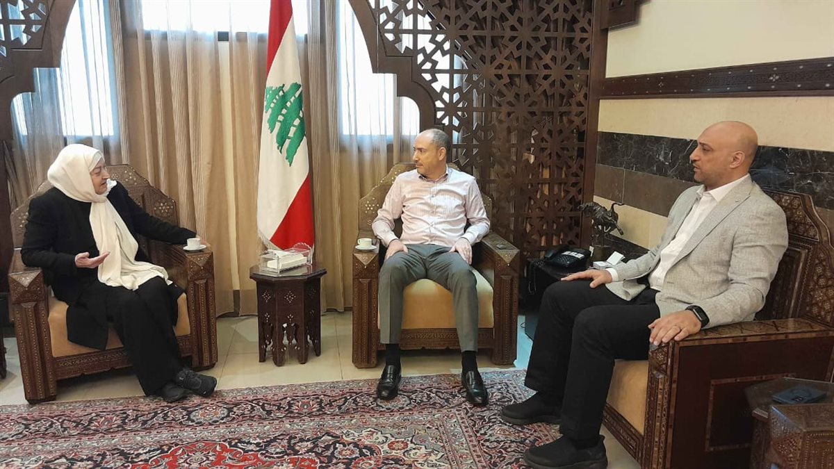 بهية الحريري تتابع مع المحافظ منصور ضو قضايا حياتية والمستجدات على صعيد صيدا والجوار