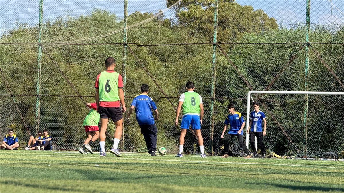 ثانوية الزهراء تحيي يوم الشهيد بنشاط رياضي بعنوان الشهداء الأبطال